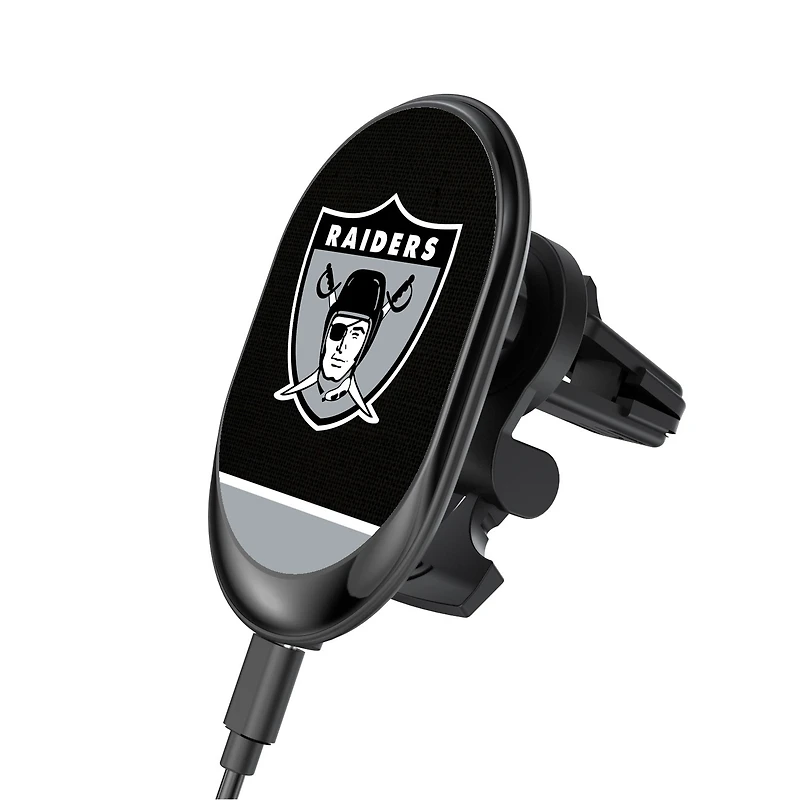 Oakland Raiders Throwback Wireless Magnetic Car Charger