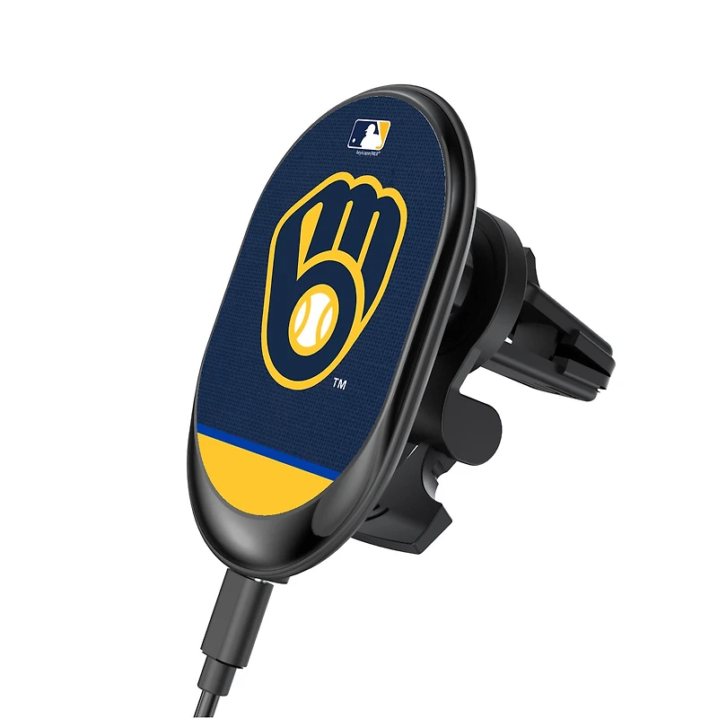 Milwaukee Brewers Wireless Magnetic Car Charger