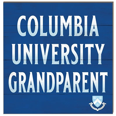 Columbia University 10" x 10" Grandparent Wood Plaque