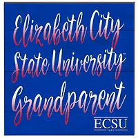 ECSU Vikings 10" x 10" Grandparent Wood Plaque
