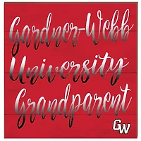 Gardner-Webb Bulldogs 10" x 10" Grandparent Wood Plaque