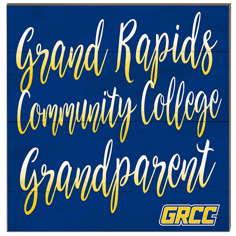 Grand Rapids Raiders 10" x 10" Grandparent Wood Plaque