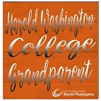 Harold Washington College Phoenix 10" x 10" Grandparent Wood Plaque