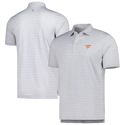 Men's johnnie-O Gray Fanatics Corporate Newton Polo