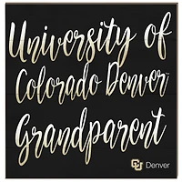 CU Denver Lynx 10" x 10" Grandparent Wood Plaque