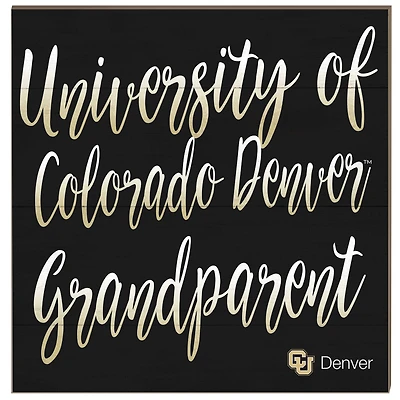 CU Denver Lynx 10" x 10" Grandparent Wood Plaque