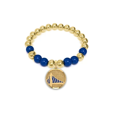 Jason of Beverly Hills Golden State Warriors 2022 NBA Finals Champions Personalized Logo Beaded Bracelet