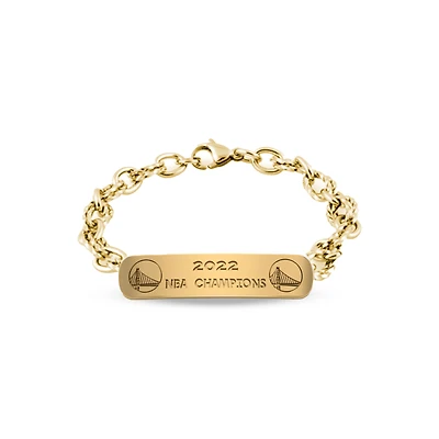 Jason of Beverly Hills Golden State Warriors 2022 NBA Finals Champions Personalized ID Bracelet