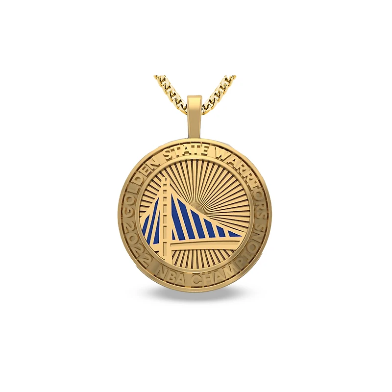 Jason of Beverly Hills Golden State Warriors 2022 NBA Finals Champions Personalized Logo Pendant