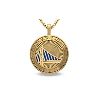 Jason of Beverly Hills Golden State Warriors 2022 NBA Finals Champions Personalized Logo Pendant