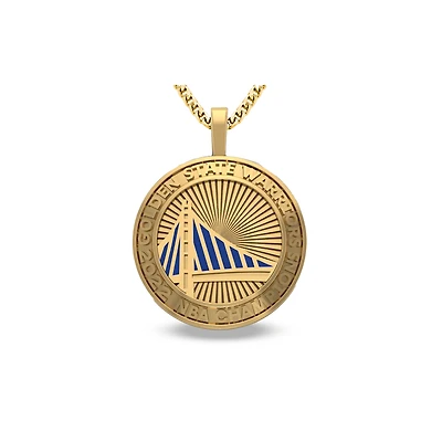 Jason of Beverly Hills Golden State Warriors 2022 NBA Finals Champions Personalized Logo Pendant