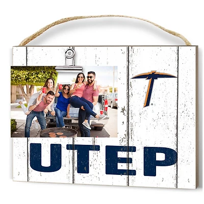 UTEP Miners 8'' x 10'' Weathered Clip It Frame
