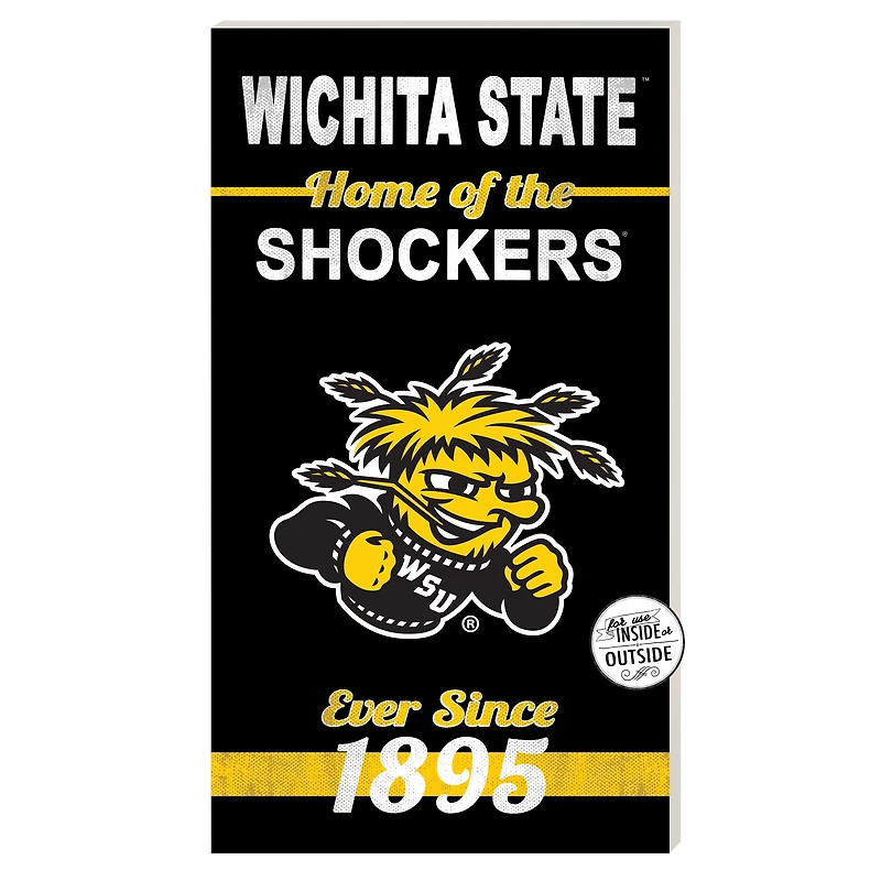 Wichita State Shockers 11'' x 20'' Indoor/Outdoor Home Of The Sign
