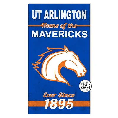 UT Arlington Mavericks 11'' x 20'' Indoor/Outdoor Home Of The Sign