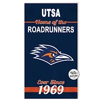 UTSA Roadrunners 11'' x 20'' Indoor/Outdoor Home Of The Sign