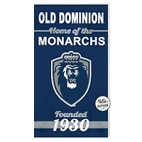 Old Dominion Monarchs 11'' x 20'' Indoor/Outdoor Home Of The Sign