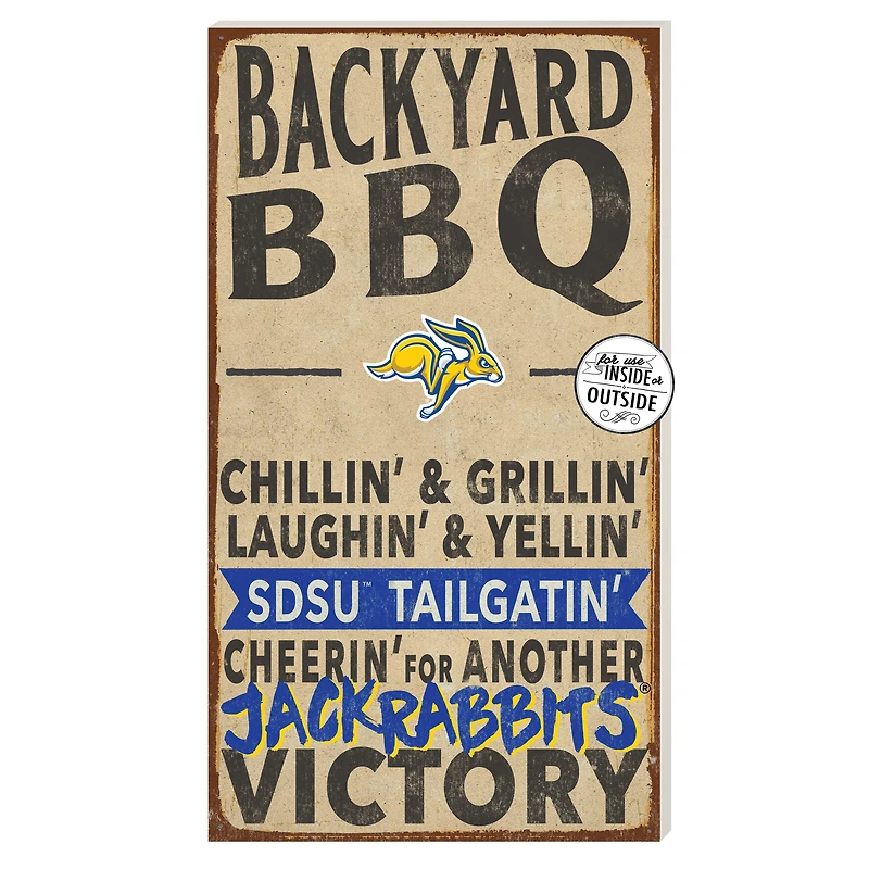 South Dakota State Jackrabbits 11'' x 20'' Indoor/Outdoor BBQ Sign