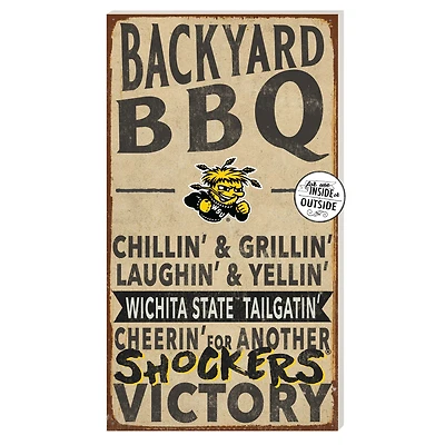 Wichita State Shockers 11'' x 20'' Indoor/Outdoor BBQ Sign