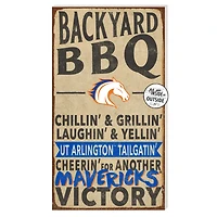 UT Arlington Mavericks 11'' x 20'' Indoor/Outdoor BBQ Sign