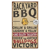 Minnesota Duluth Bulldogs 11'' x 20'' Indoor/Outdoor BBQ Sign
