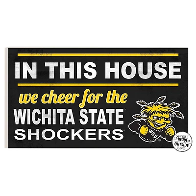 Wichita State Shockers 11'' x 20'' Indoor/Outdoor In This House Sign
