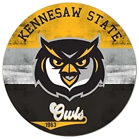 Kennesaw State Owls 20'' x 20'' Retro Logo Circle Sign
