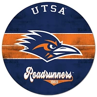 UTSA Roadrunners 20'' x 20'' Retro Logo Circle Sign