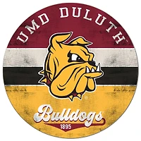 Minnesota Duluth Bulldogs 20'' x 20'' Retro Logo Circle Sign