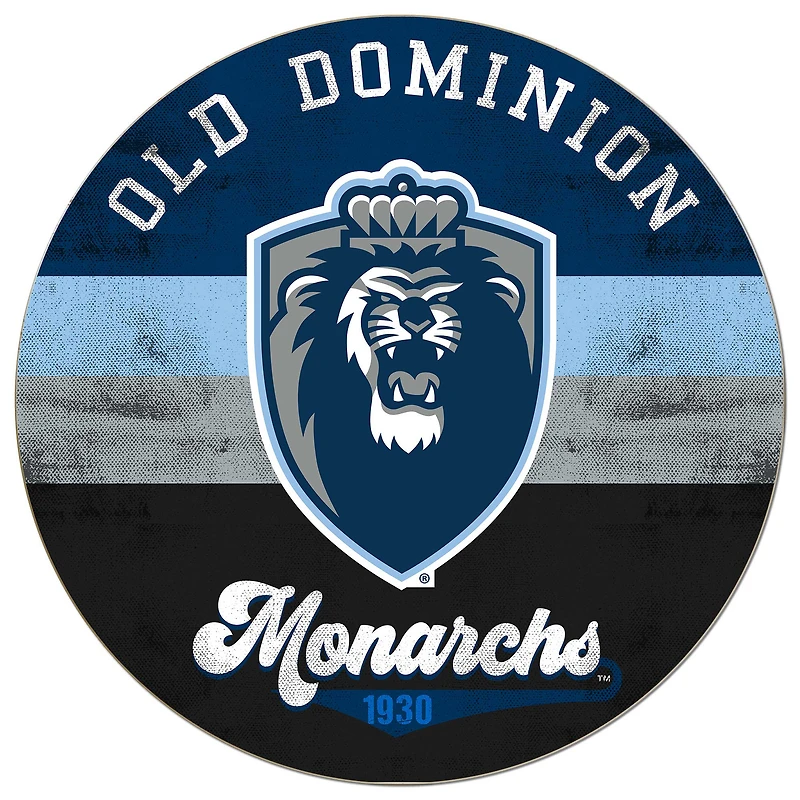 Old Dominion Monarchs 20'' x 20'' Retro Logo Circle Sign