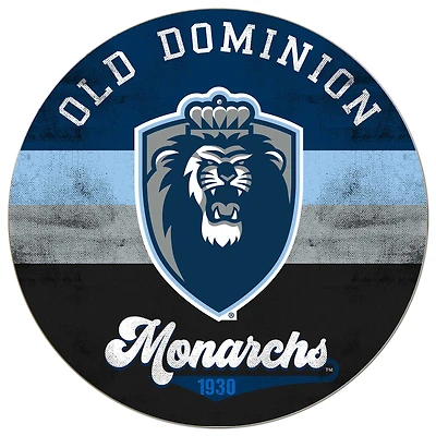 Old Dominion Monarchs 20'' x 20'' Retro Logo Circle Sign