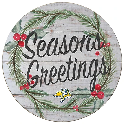 South Dakota State Jackrabbits 20'' x 20'' Season's Greetings Circle