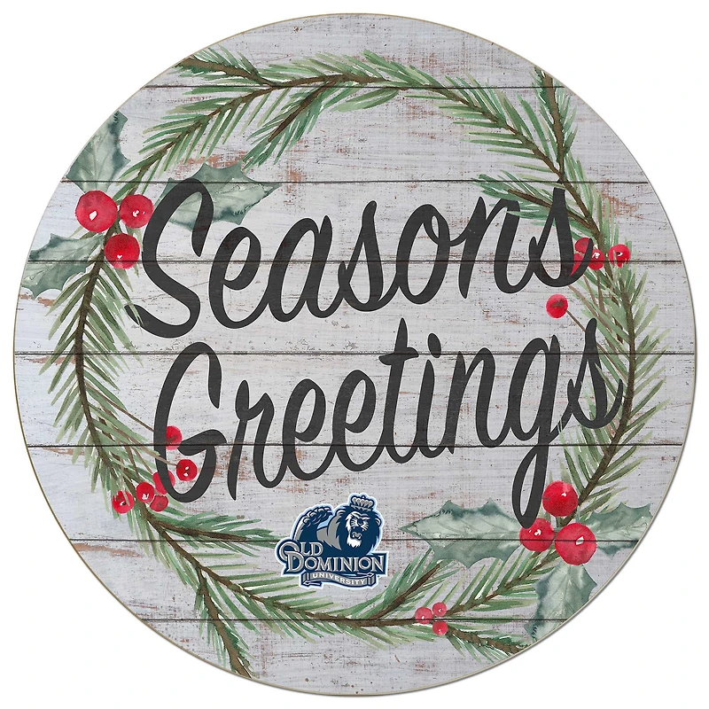 Old Dominion Monarchs 20'' x 20'' Season's Greetings Circle