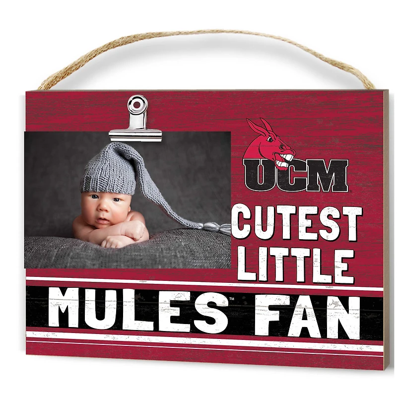 Central Missouri Mules 8'' x 10'' Cutest Little Fan Team Logo Clip Photo Frame