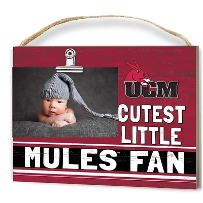 Central Missouri Mules 8'' x 10'' Cutest Little Fan Team Logo Clip Photo Frame
