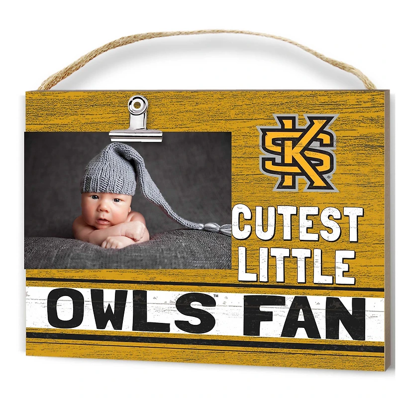 Kennesaw State Owls 8'' x 10'' Cutest Little Fan Team Logo Clip Photo Frame