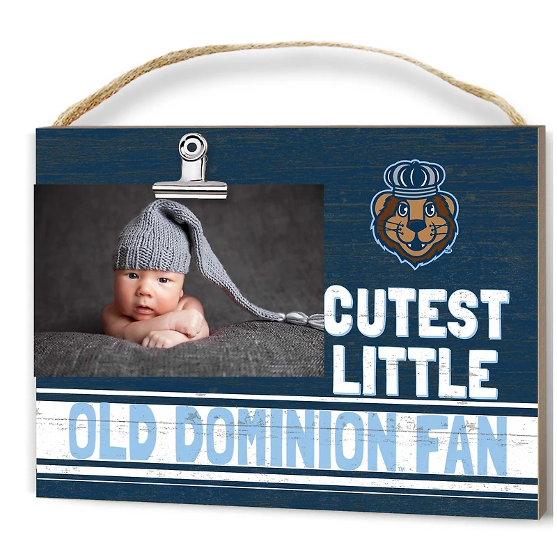 Old Dominion Monarchs 8'' x 10'' Cutest Little Fan Team Logo Clip Photo Frame
