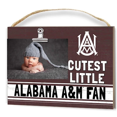 Alabama A&M Bulldogs 8'' x 10'' Cutest Little Fan Team Logo Clip Photo Frame