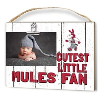 Central Missouri Mules 8'' x 10'' Cutest Little Fan Weathered Team Logo Clip Photo Frame