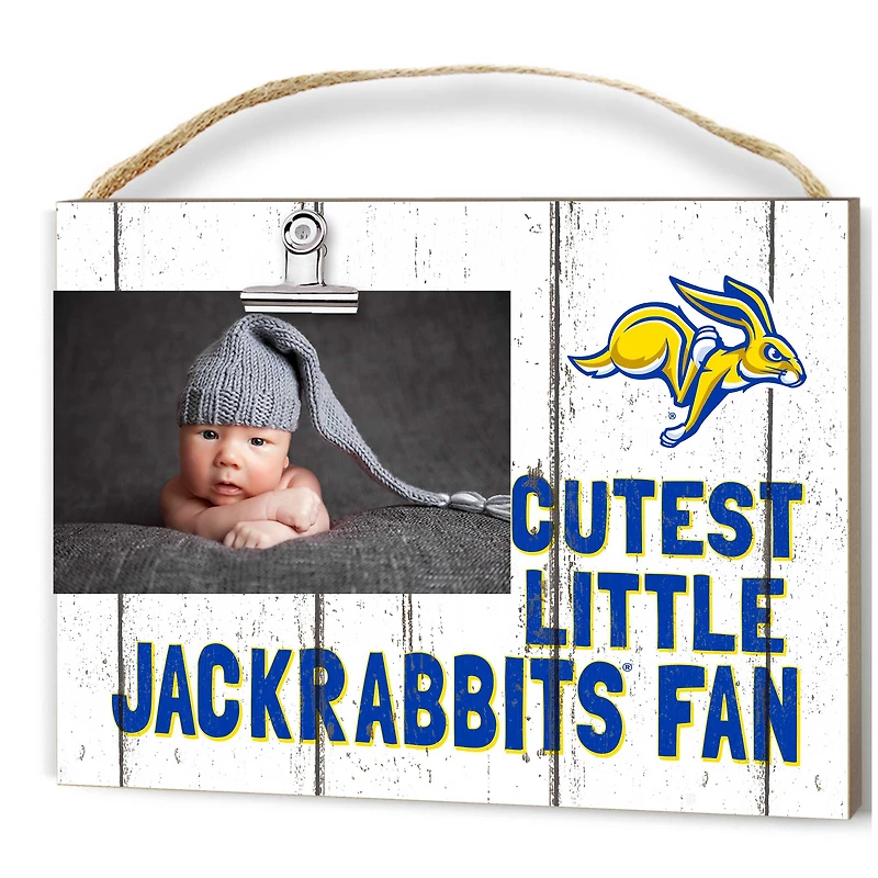 South Dakota State Jackrabbits 8'' x 10'' Cutest Little Fan Weathered Team Logo Clip Photo Frame