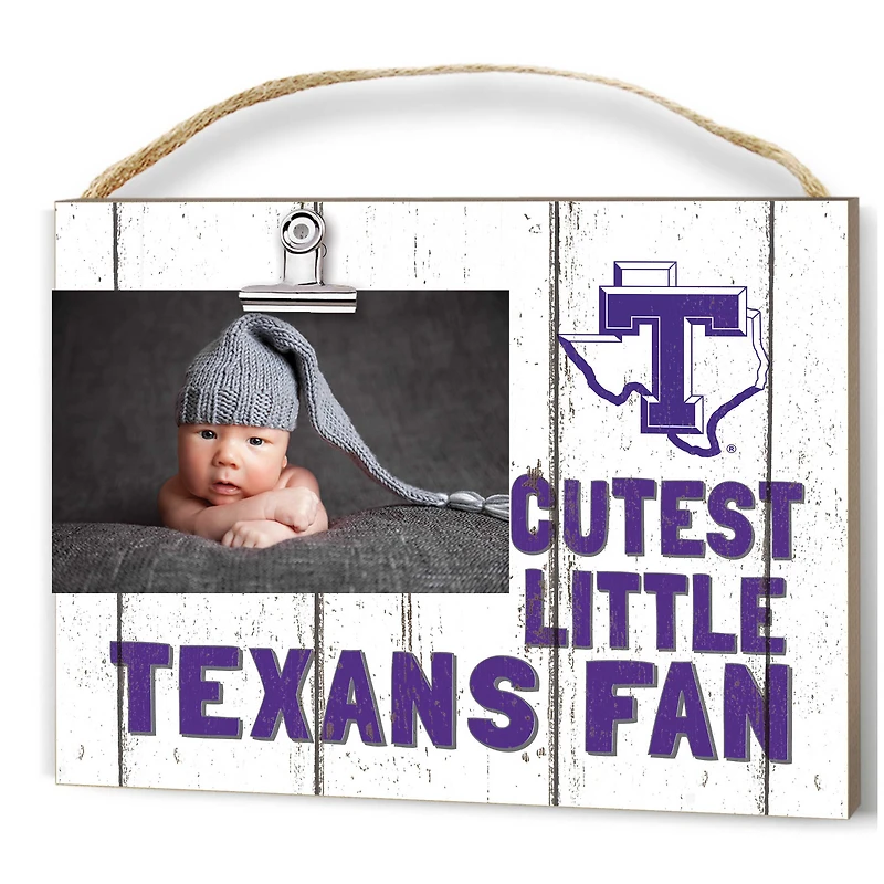 Tarleton State Texans 8'' x 10'' Cutest Little Fan Weathered Team Logo Clip Photo Frame