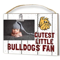 Minnesota Duluth Bulldogs 8'' x 10'' Cutest Little Fan Weathered Team Logo Clip Photo Frame