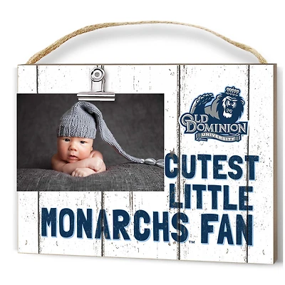 Old Dominion Monarchs 8'' x 10'' Cutest Little Fan Weathered Team Logo Clip Photo Frame