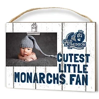 Old Dominion Monarchs 8'' x 10'' Cutest Little Fan Weathered Team Logo Clip Photo Frame