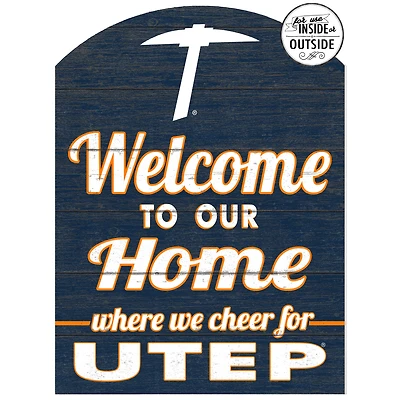 UTEP Miners 16'' x 22'' Indoor/Outdoor Marquee Sign