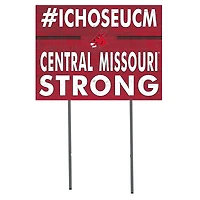 Central Missouri Mules 18'' x 24'' I Chose Lawn Sign