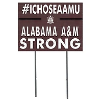 Alabama A&M Bulldogs 18'' x 24'' I Chose Lawn Sign