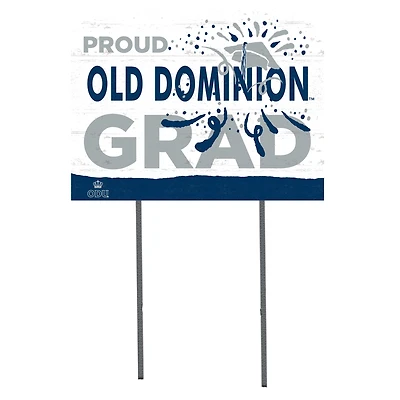 Old Dominion Monarchs 18'' x 24'' Proud Grad Yard Sign
