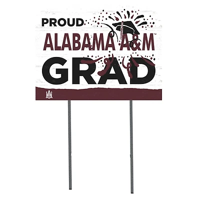 Alabama A&M Bulldogs 18'' x 24'' Proud Grad Yard Sign