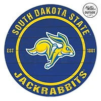 South Dakota State Jackrabbits 20'' x 20'' Indoor/Outdoor Team Color Circle Sign