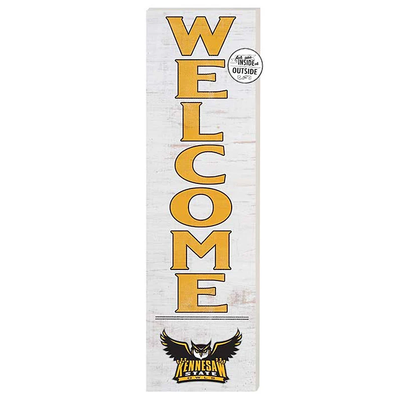 Kennesaw State Owls 10'' x 35'' Indoor/Outdoor Welcome Sign